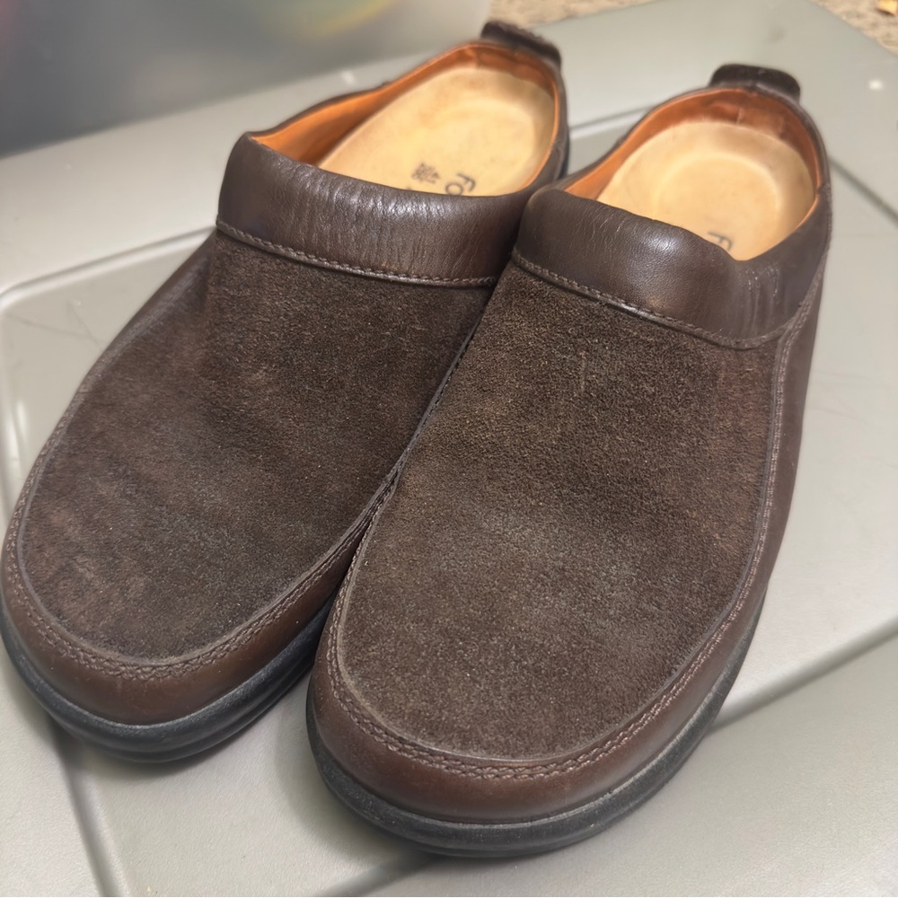 Footprint Leather & Cork Clog